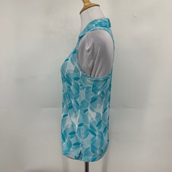 Slazenger Polo Shirt Womens XS Extra Small Blue Golf Refresh Half Zip Racerback - Picture 4 of 11